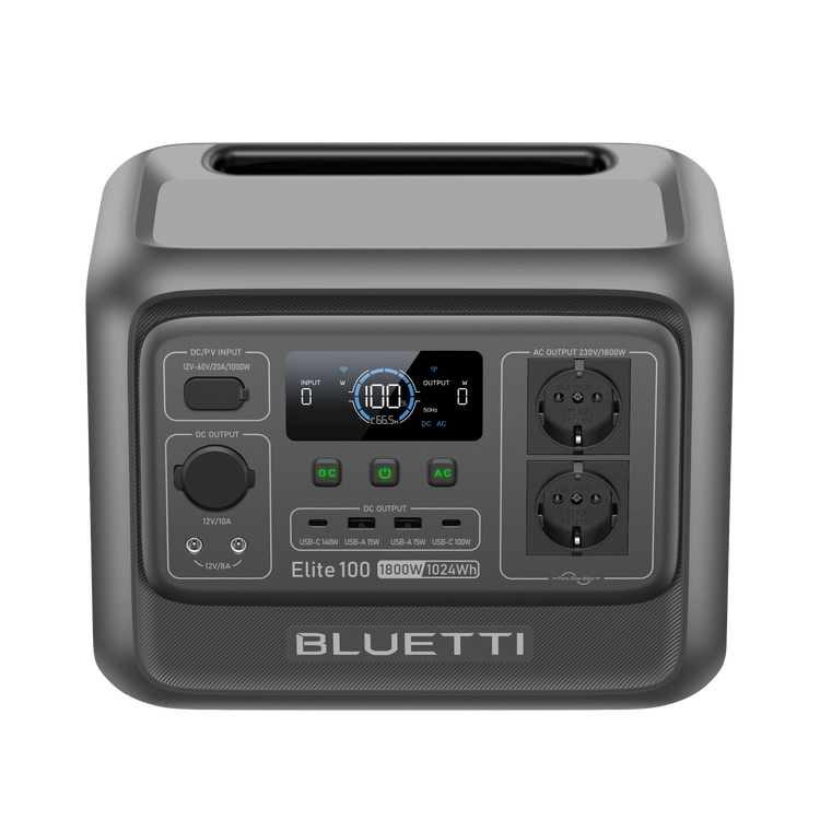BLUETTI Elite 100 V2 Портативна Електростанція | 1800 Вт 1024 Вт·год