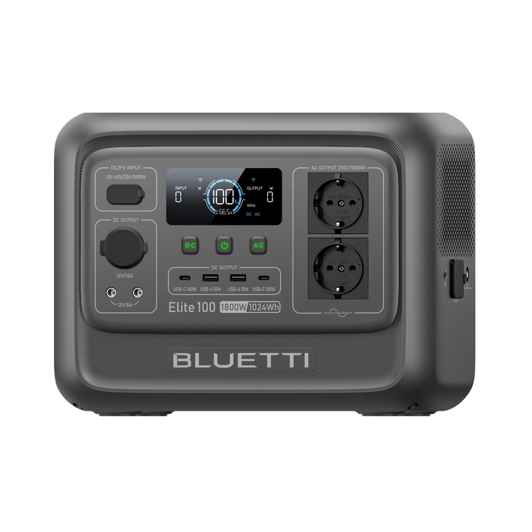 BLUETTI Elite 100 V2 Портативна Електростанція | 1800 Вт 1024 Вт·год