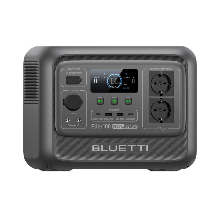 BLUETTI Elite 100 V2 Портативна Електростанція | 1800 Вт 1024 Вт·год