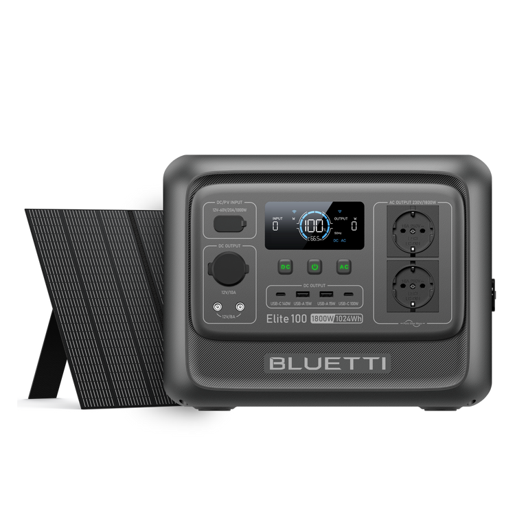 BLUETTI Elite 100 V2 Портативна Електростанція | 1800 Вт 1024 Вт·год