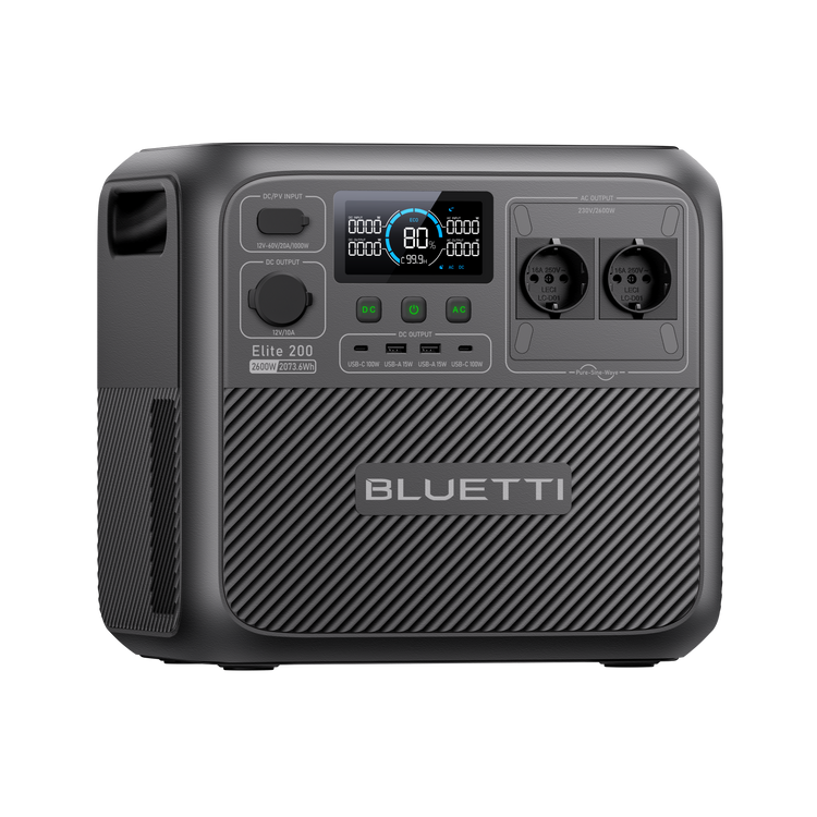 BLUETTI Elite 200 V2 Портативна Електростанція | 2600 Вт 2073,6 Вт·год