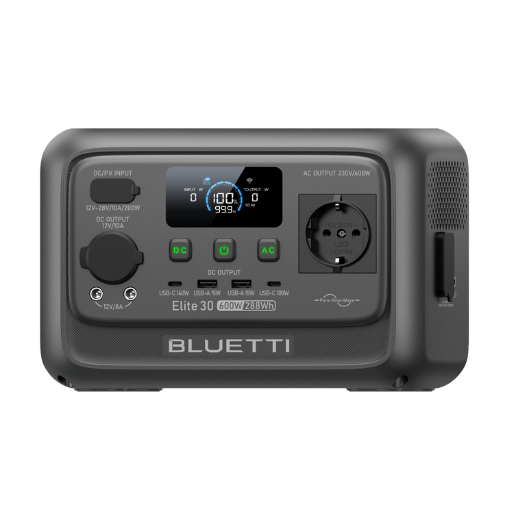 BLUETTI Elite 30 V2 Портативна Електростанція | 600 Вт 288 Вт·год