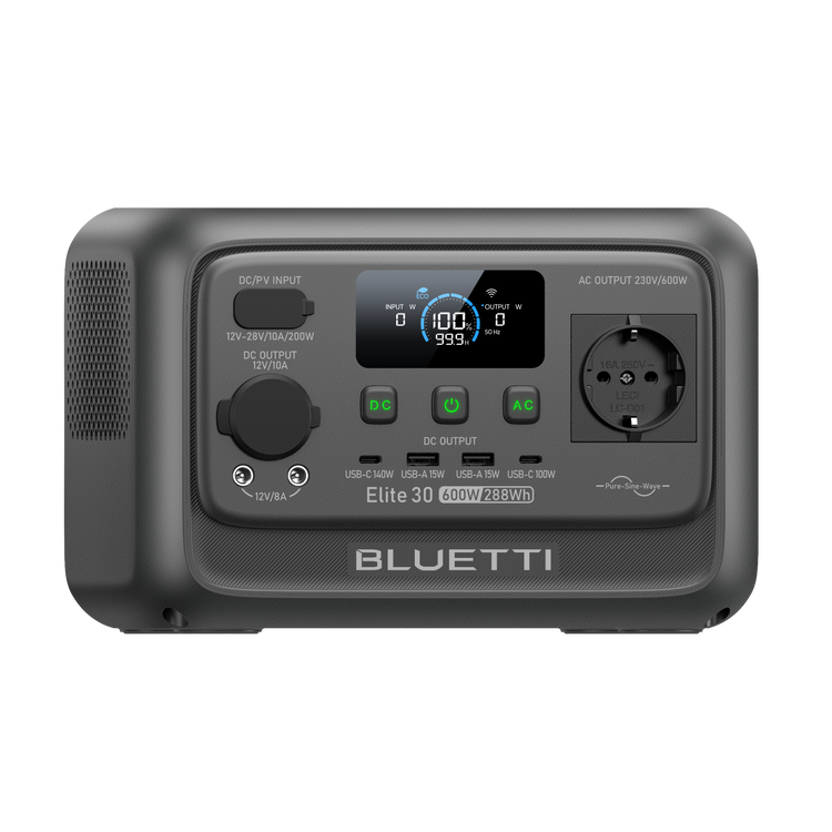 BLUETTI Elite 30 V2 Портативна Електростанція | 600 Вт 288 Вт·год