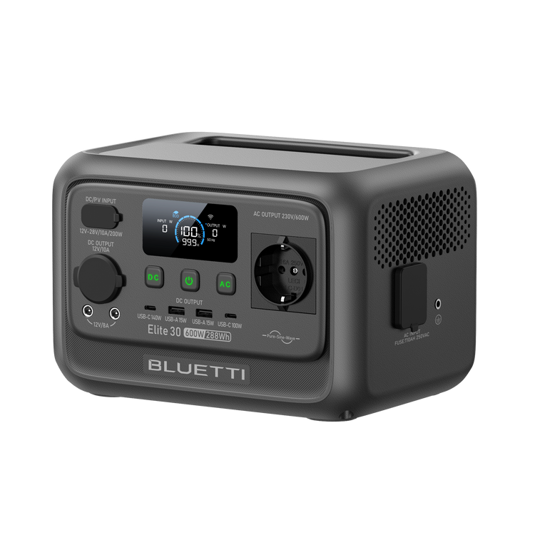 BLUETTI Elite 30 V2 Портативна Електростанція | 600 Вт 288 Вт·год
