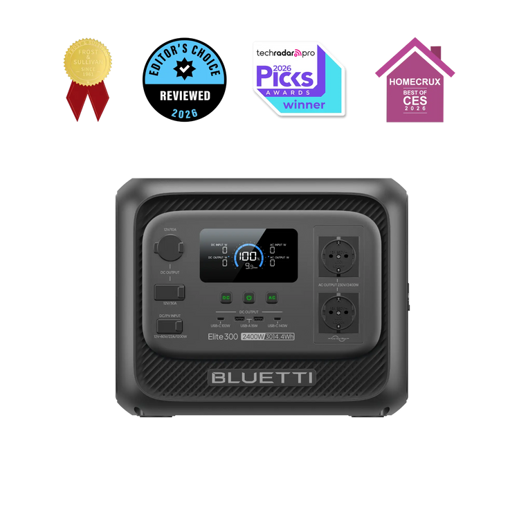 BLUETTI Elite 300 Портативна Електростанція | 2400 Вт 3014,4 Вт·год